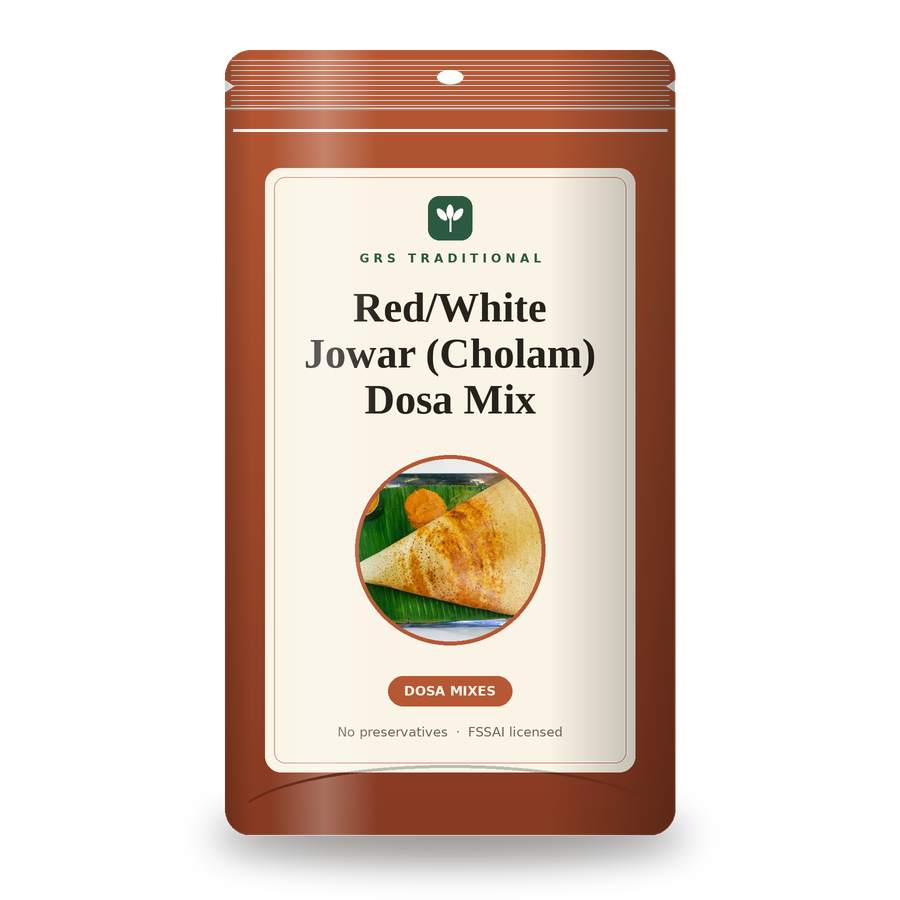 Red/White Jowar (Cholam) Dosa Mix pack